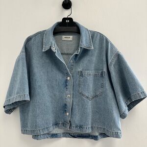 AGOLDE Denim Jacket in Light Blue